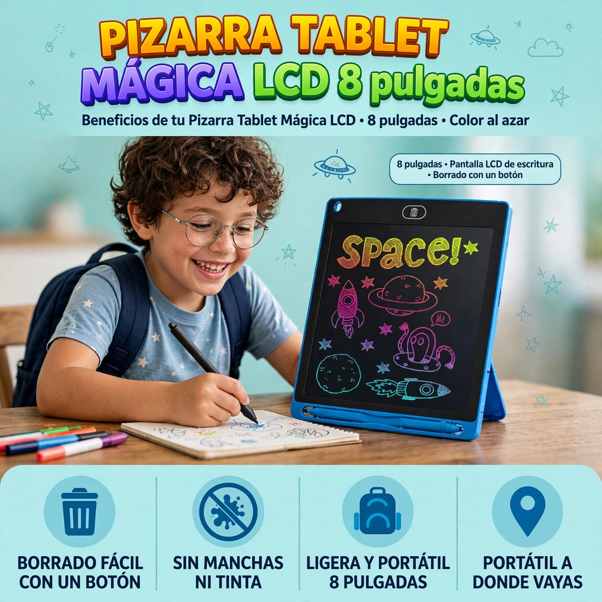 PIZZARA TABLET LED MÁGICA