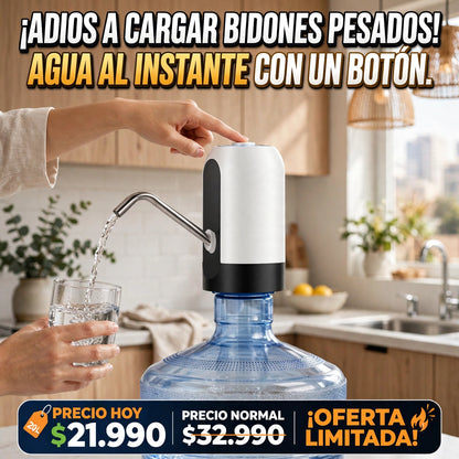 DISPENSADOR DE AGUA RECARGABLE USB