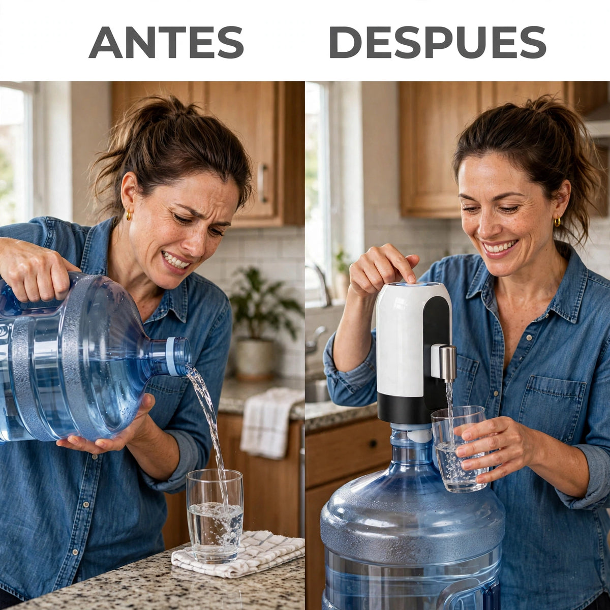 DISPENSADOR DE AGUA RECARGABLE USB