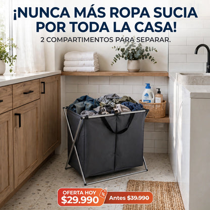CESTO DE ROPA SUCIA PEGABLE