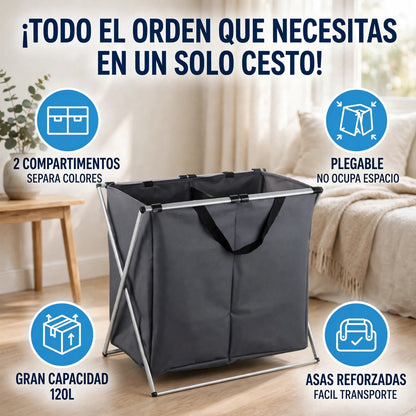 CESTO DE ROPA SUCIA PEGABLE